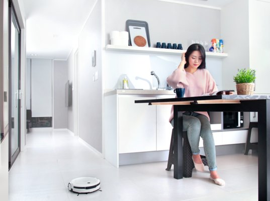 로봇청소기활용컷촬영